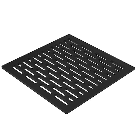 Newport Brass 6" Square Shower Drain in Flat Black 233-606-56